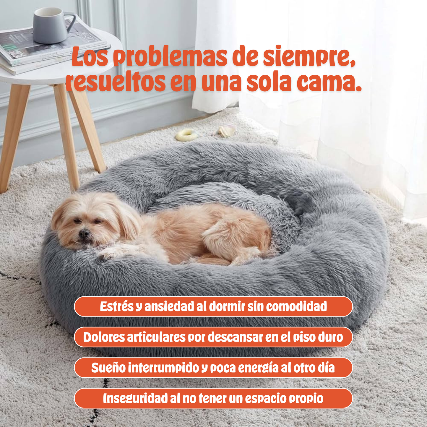 FluffyNest™ | La cama que transforma su estrés en calma