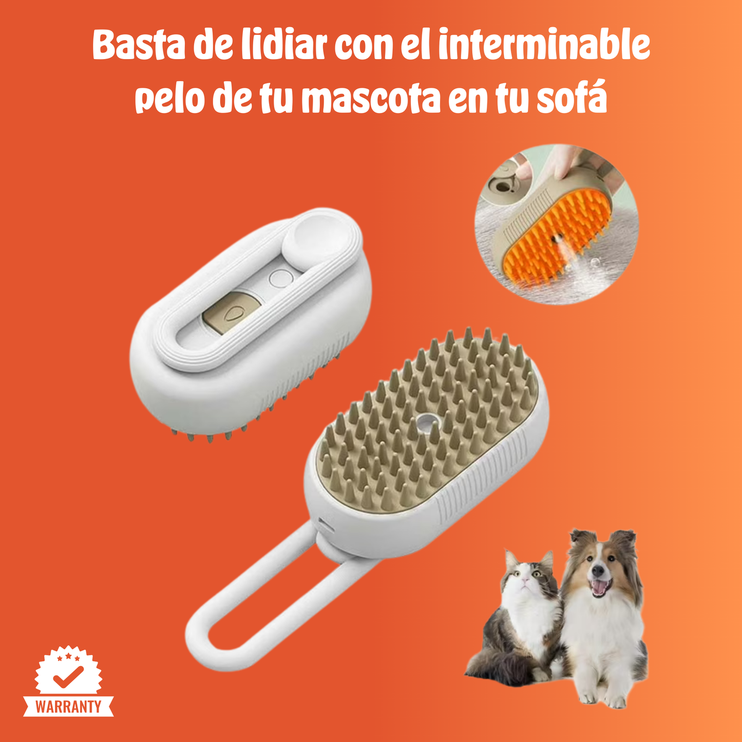 PetGlide™ | Cepilla sin esfuerzo, limpia sin estrés