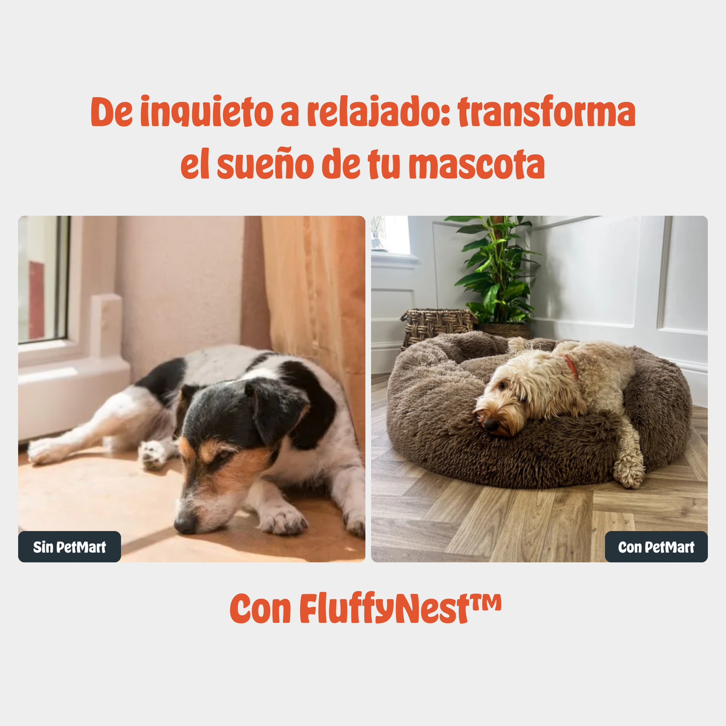 FluffyNest™ | La cama que transforma su estrés en calma