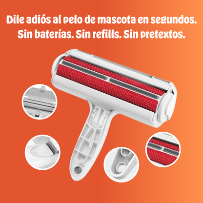 FurSweep™ | Rodillo Reutilizable para Eliminar Pelo de Mascotas