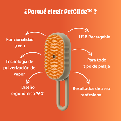 PetGlide™ | Cepilla sin esfuerzo, limpia sin estrés