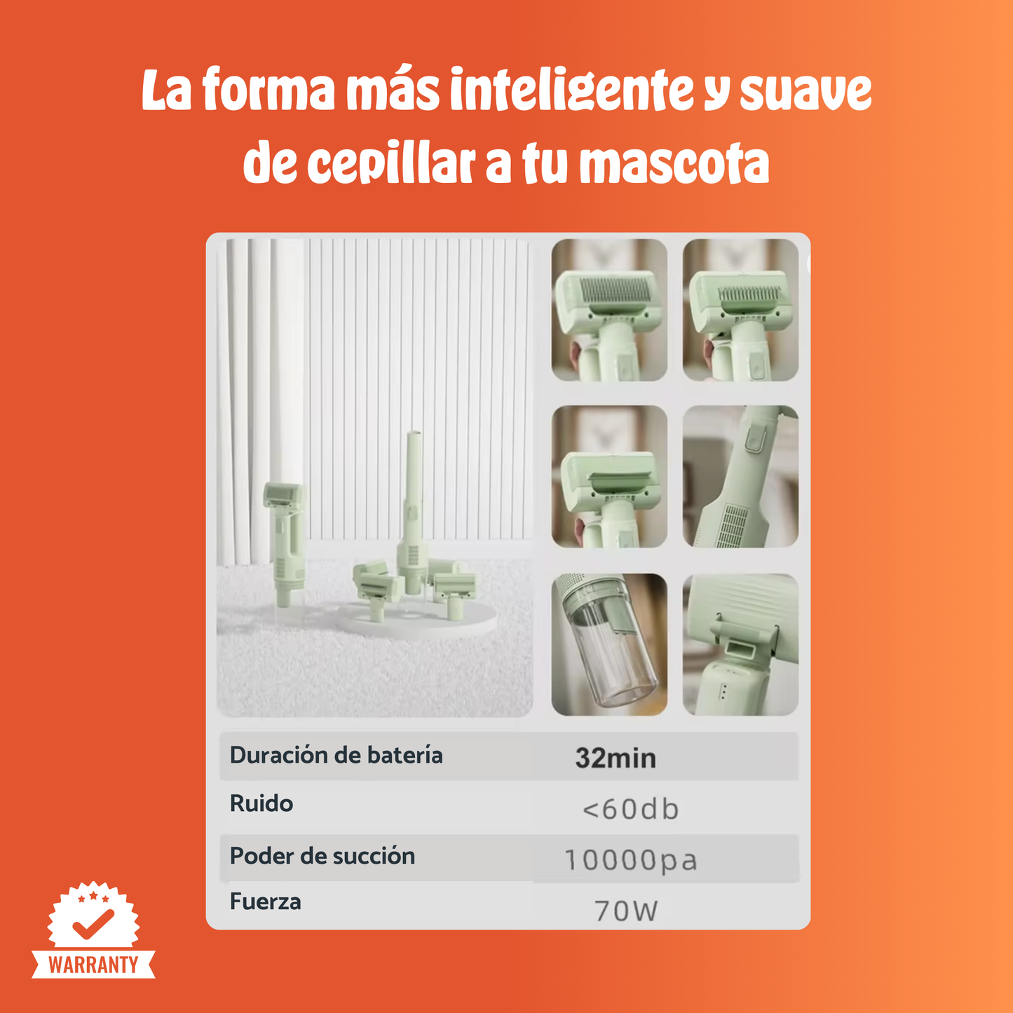 FurVac™ | Aspiradora Profesional para el Pelo de tu Mascota