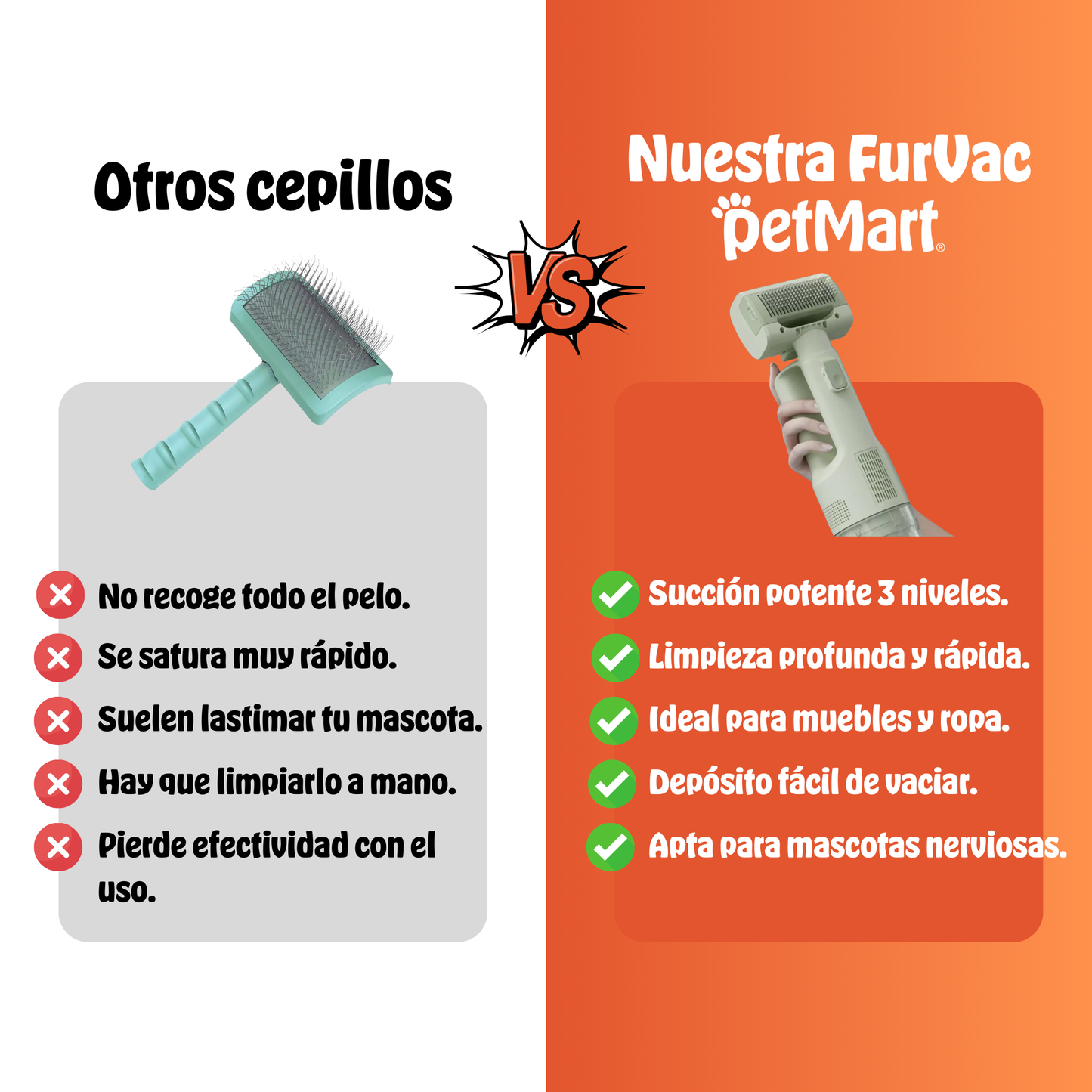 FurVac™ | Aspiradora Profesional para el Pelo de tu Mascota