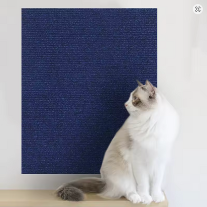 ScratchFlex™ | Alfombra Rascadora Adhesiva para Gatos