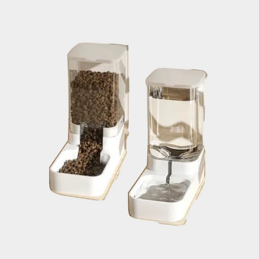 ClearFlow™ | Dispensador Transparente de Gran Capacidad para Alimento y Agua