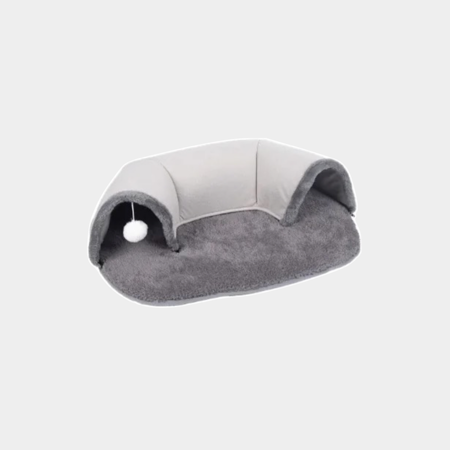 PurrCave™ | Túnel Acogedor y Suave para Gatos