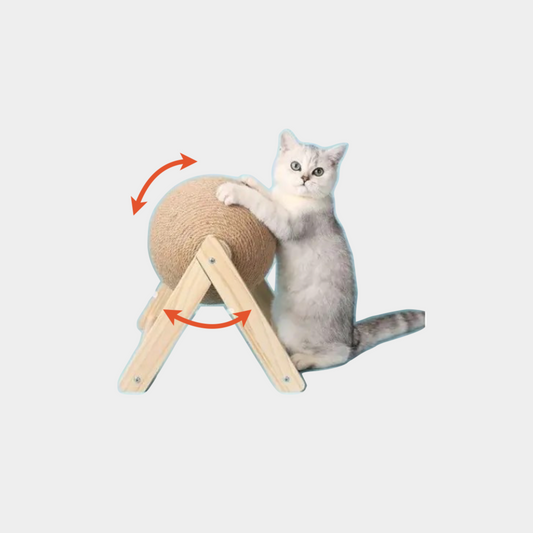 TugPlay™ | Juguete Multifuncional con Cuerda, Pelota y Rascador